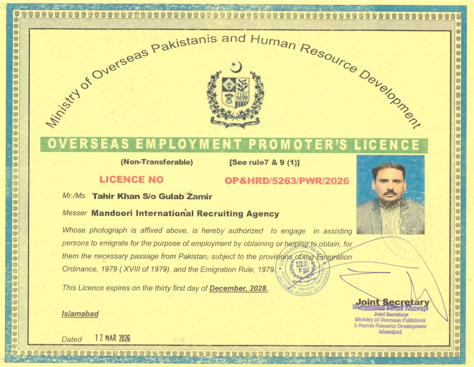licence